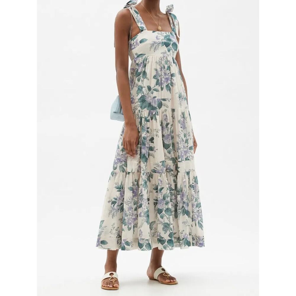 Zimmermann Cassia Tie Shoulder Dress size AU 1 - US 6